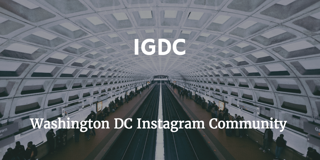 IGDC Washington D.C. Instagram Community