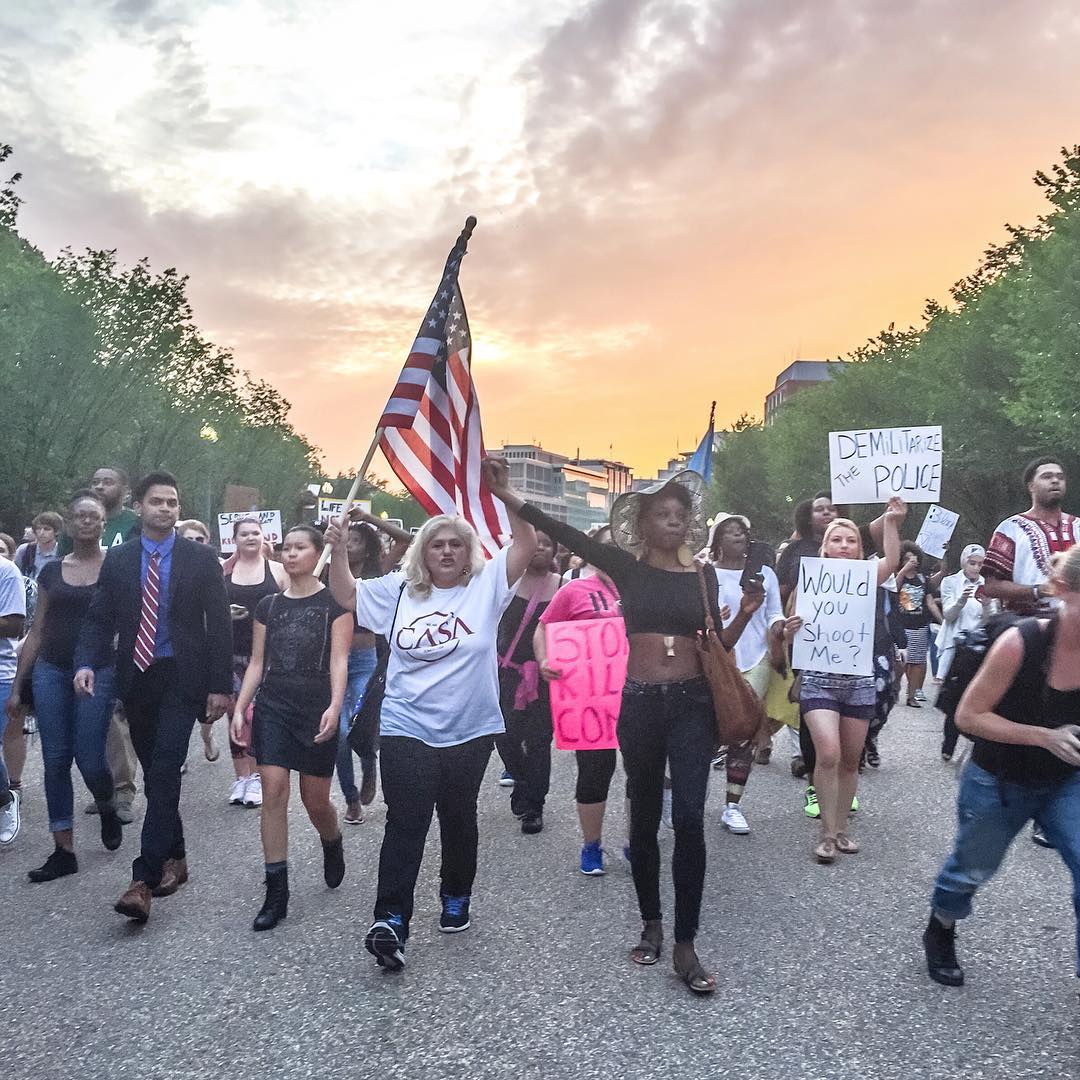 End Police Brutality Protest In Washington DC - IGDC